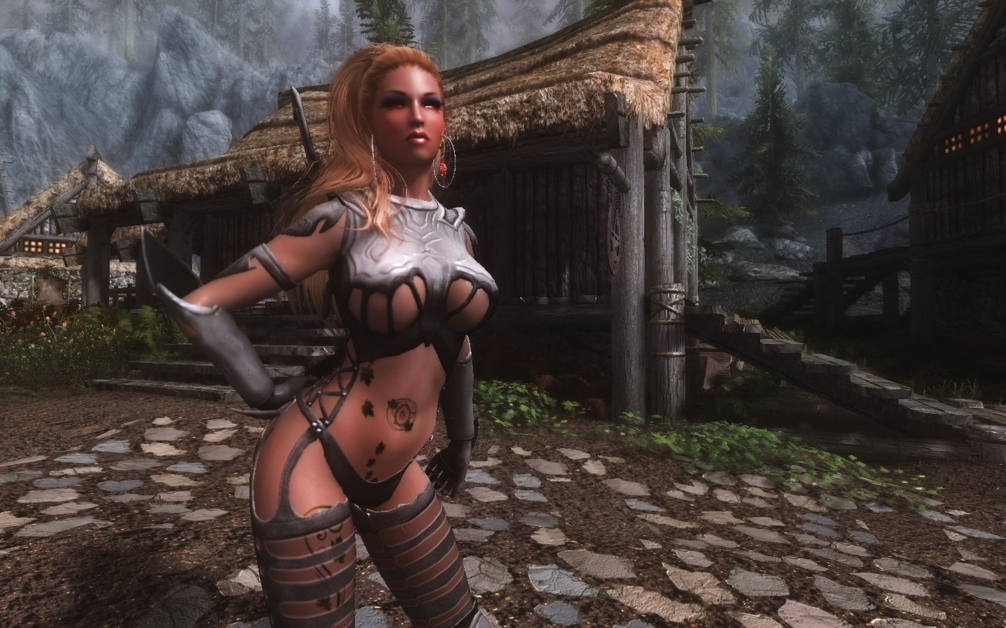 skyrim naked women mod